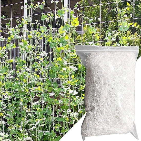 Rete per piante 3x10m - Tessuto pesante in poliestere - Supporto per piante rampicanti - Installazione facile - Leggero - Resistente agli agenti atmosferici - Modello: Plantennet