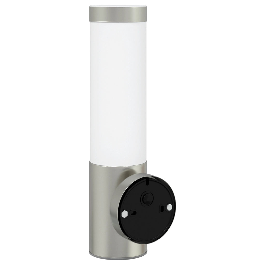 Luci da esterno  con sensore 2 pezzi Acciaio inox Argento IP44