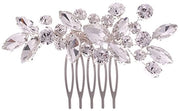 Accessori per capelli in argento e cristallo per donne e ragazze - perfetti per la sposa - eleganti e lussuosi - ideali per la cerimonia di nozze