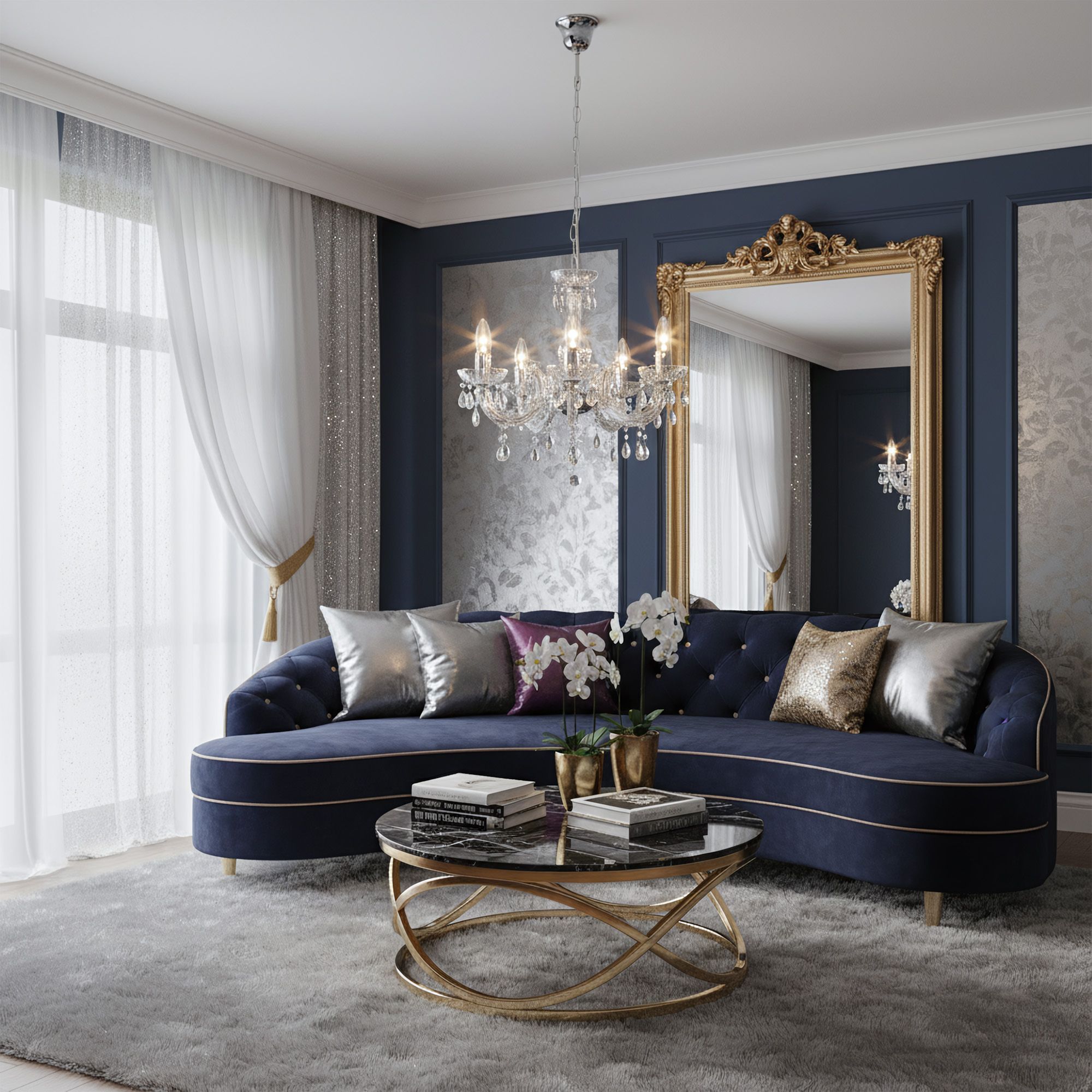 Lampada Da Soffitto Ebt001-5cp Transparent