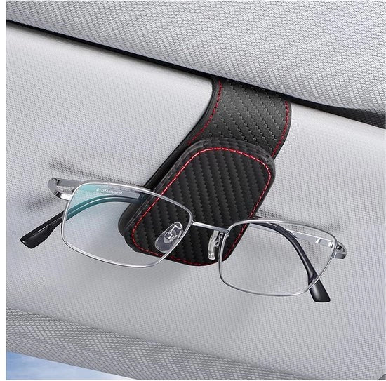 Sostegno universale per occhiali da sole per auto con chiusura a magnete