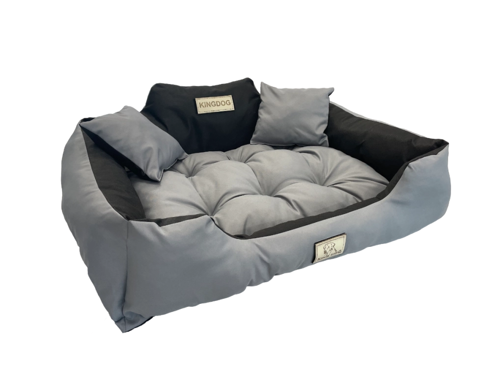 AIO FACTORY 145x115 cm KINGDOG Cuccia per cani impermeabile personalizzabile Grigio scuro