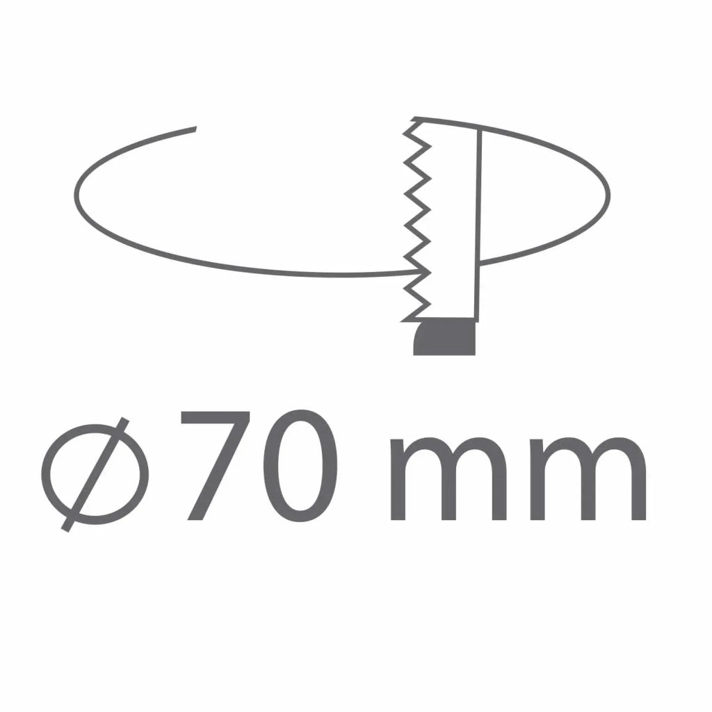LÚZETE - FARETTO INCASSATO ROTONDO EXTRA PROFONDO 3,5 CM IN ALLUMINIO BIANCO