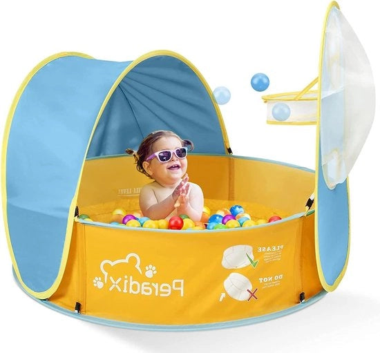 Tenda Pop-Up per Bambini con Casa da Bagno UV Resistente - Pieghevole - Piscina Esterna - Canopee per Bambini - Accessori per Palla - per Bambini 

Modello: Zwemba Huis 
Codice: 123456