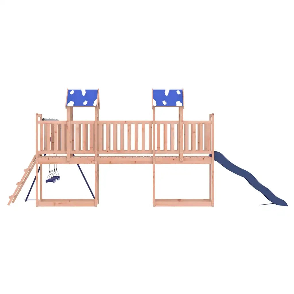 Set da Gioco da Esterno in Legno Massello di Douglas