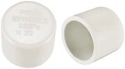 Pompa PVC 20mm - 10 pezzi - Resistente alla corrosione - Superficie interna liscia - Facile da installare - Ideale per piastrelle di costruzione - Cappuccio in PVC
