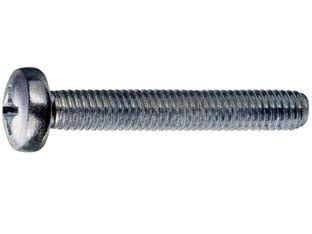 VITI PER METALLO 4.8 TESTA CILINDRICA INTERAMENTE FILETTATA- - ø mm.6x25 - 200 pezzi AMBROVIT