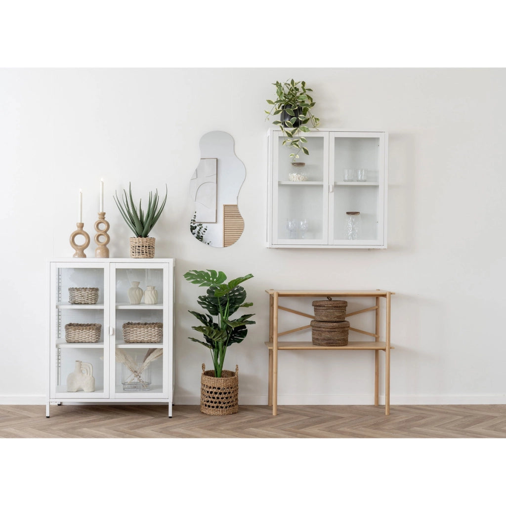 Tavolo Consolle Manaus, Marrone, Bamboo, 32x83x80,5 cm