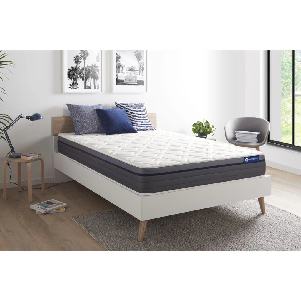 Materasso matrimoniale Actilatex zen 200x200cm - Spessore : 26cm - Lattice e memory foam - Bilanciato
