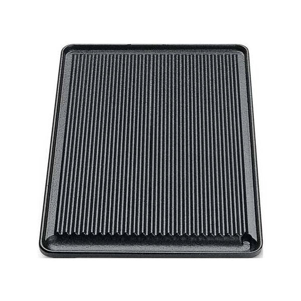 Piastra cottura ompagrill gas opt 4028 ghi rigata nero