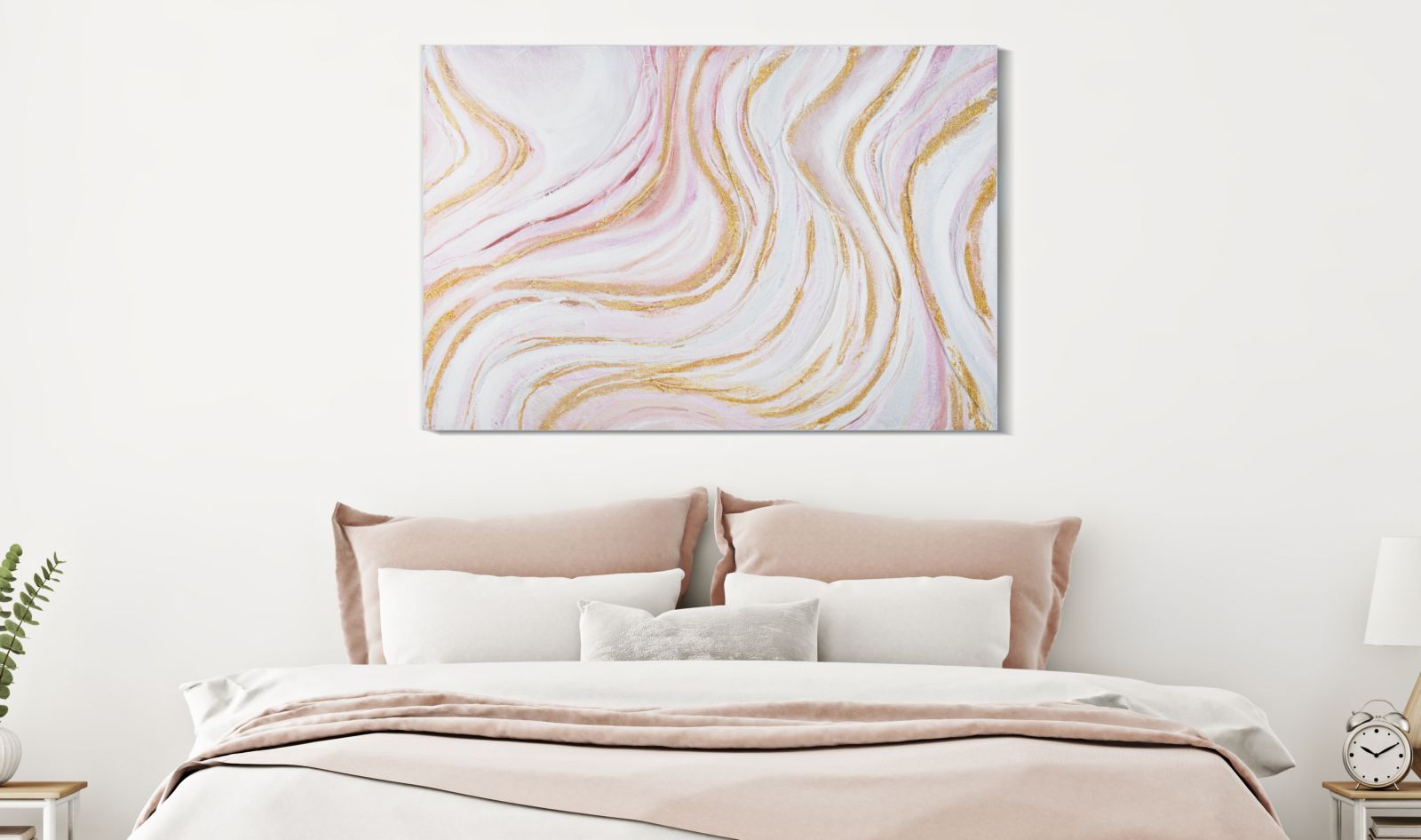 Dipinto su Tela Punkly 60x2,7x90 cm in Legno di Pino e Canvas Multicolor