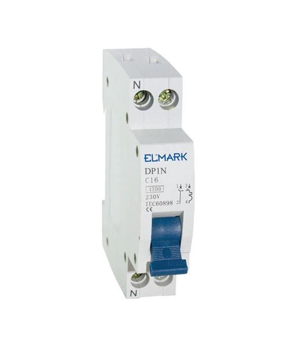 ELMARK' MAGNETOTERMICO 10A  MCB 4,5 KA DP1N/10A CURVE C
