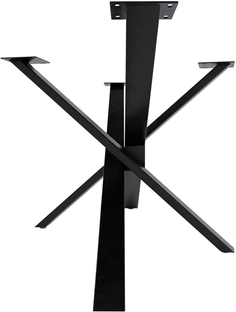 Gambe del tavolo Jimmy Nero/industriale,180x80x72 cm