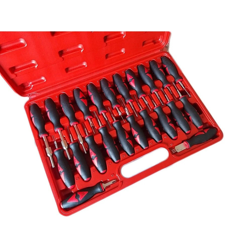 Trade Shop - Kit 23 Pz Strumenti Di Rimozione Terminale Connettori Cablaggi Elettrici Auto -