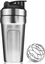 Shaker per Proteine - 900 ml - Acciaio Inossidabile