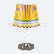 LAMPADA DA TAVOLO GRANDE BRIGHELLA 1 LUCE ATTACCO E27 DISEGNO RAINBOW