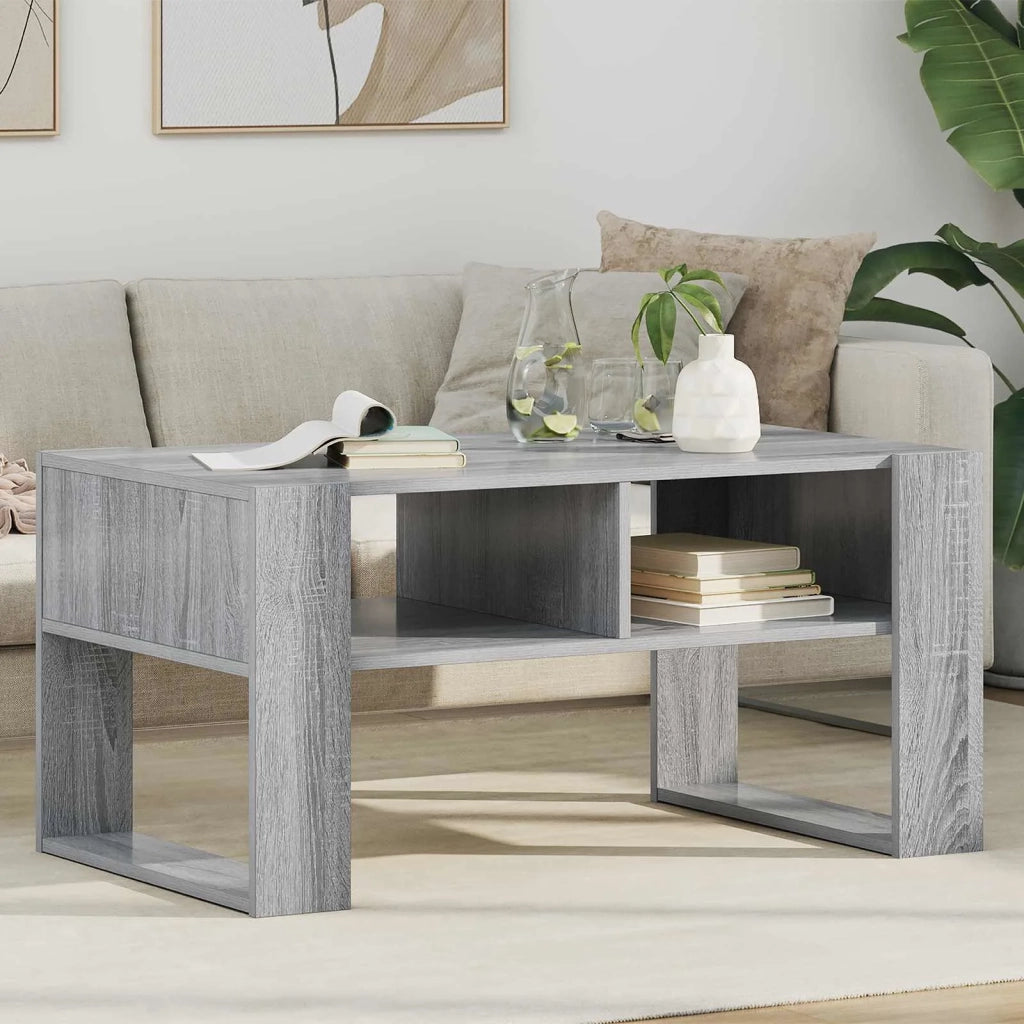 Tavolino da salotto Grigio Sonoma 92 x 53 x 45 cm 8000097