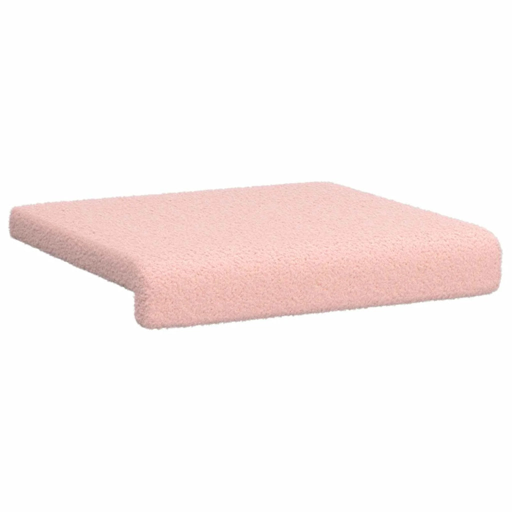 Cuscino per panchina 2 pcs Tessuto Sherpa Rosa Profondità 35 cm 42043074