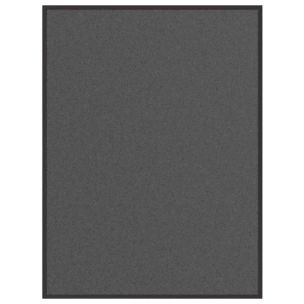 Zerbino flessibile e antiscivolo 80 x 120 cm assorbe acqua e sporco design moderno polipropilene antracite 02_0058162