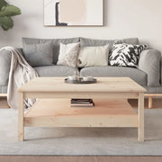 Tavolino da Caff¨¨-Tavolino da soggiorno-Tavolo da Caff¨¨ 100x100x40 cm in legno massello di pino