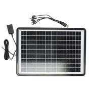 Trade Shop - Pannello Solare Caricabatterie Usb 5v 2,4a Ricarica Rapida Smartphone 12w Zo-712kc -