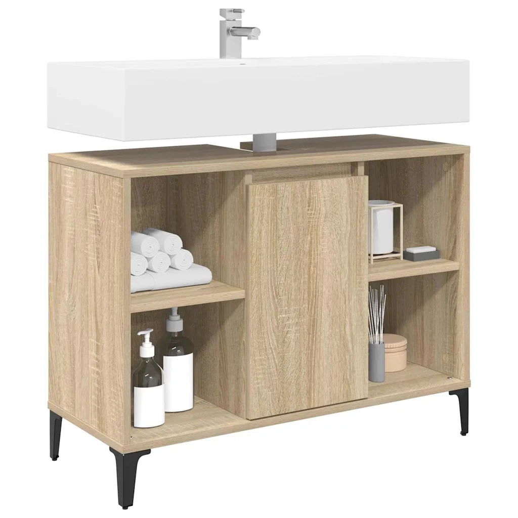 Armadio sottolavello con porta-Mobile sottolavello Rovere Sonoma 80 x 33 x 60 cm