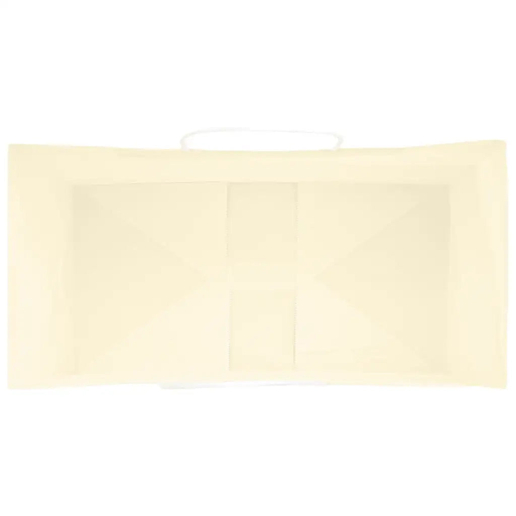 vidaXL Sacchetti di Carta 50 pz con Manici Gialli 32x17x25 cm