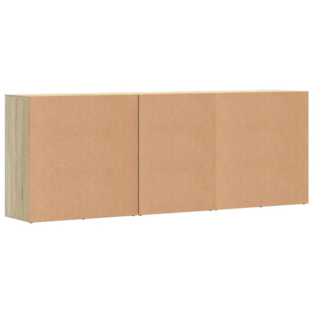 Credenze 3 pz Rovere Sonoma in Legno Multistrato 3276611