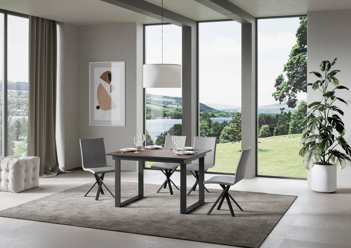 Tavolo Allungabile 120-180x90x74 cm Bandos Noce