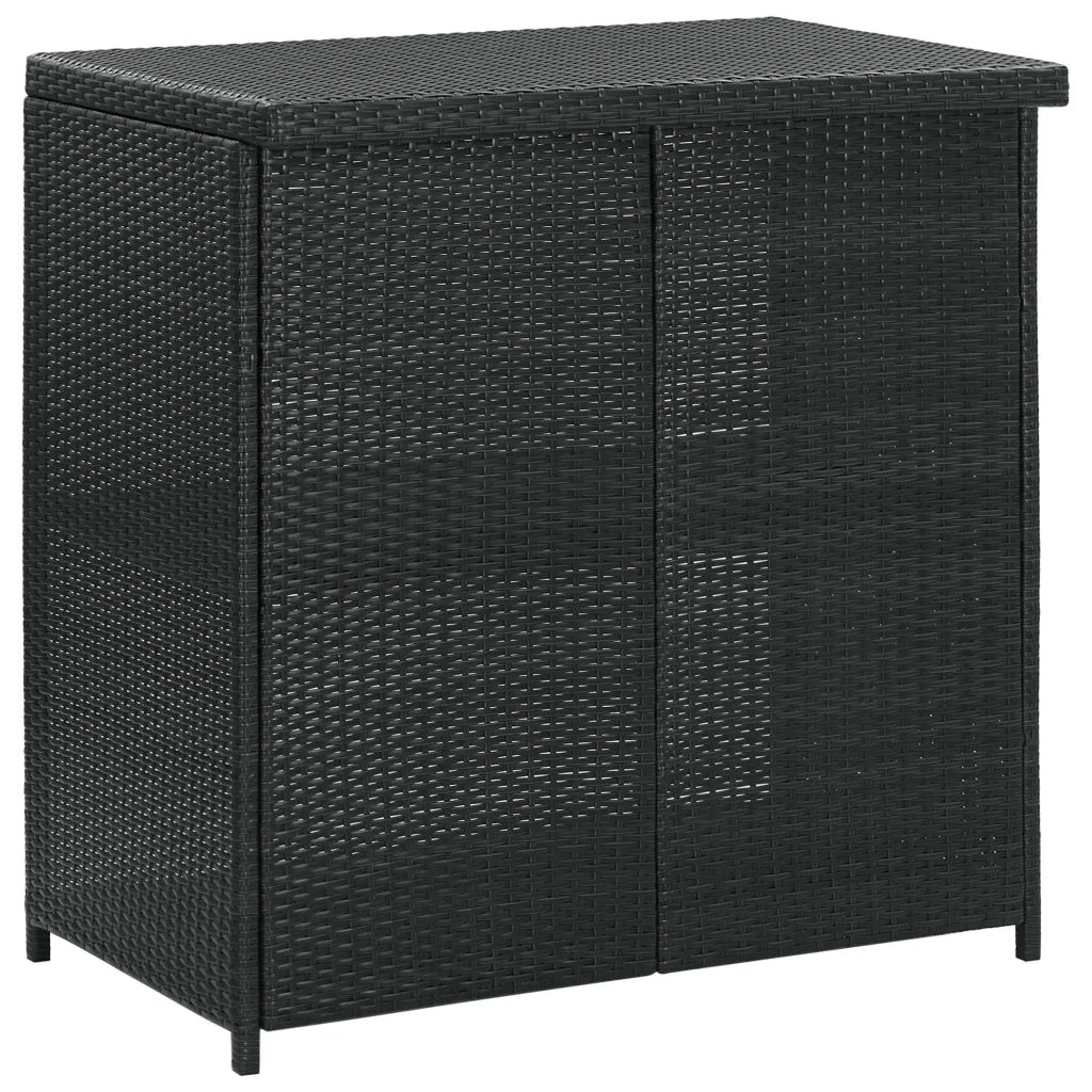 Set da Bar 3 pz in Polyrattan Nero cod mxl 25965
