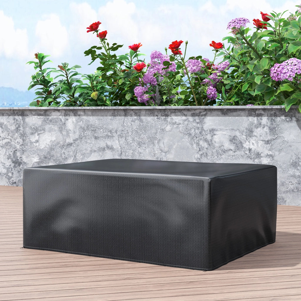 Copertura protettiva per set giardino ¨C Xylo ¨C Polietilene anti-UV 235x190x90cm nero