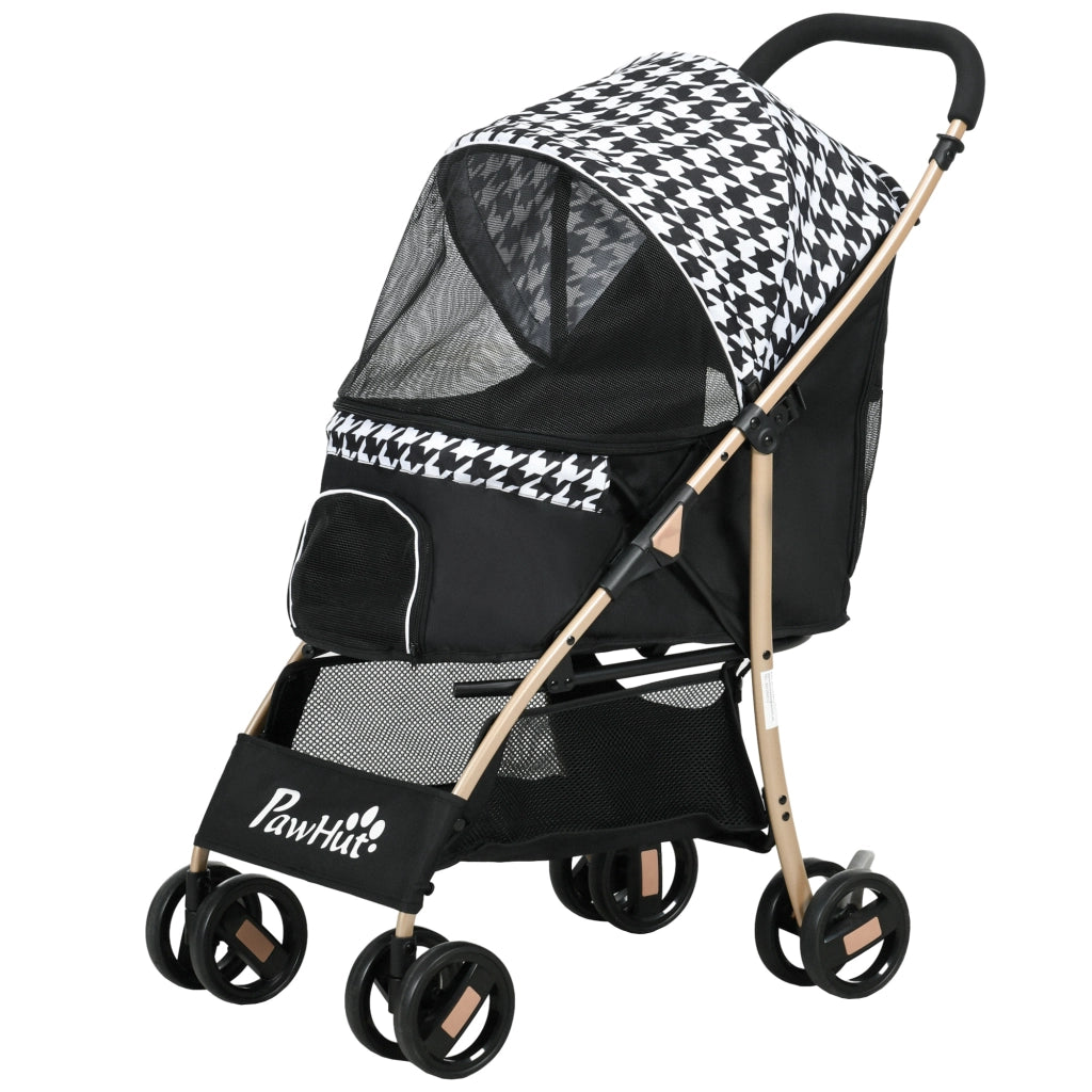 Cestino per Animali Domestici con 2 Ante Finestra a Rete Cassa di Stoccaggio Corda di Sicurezza ¨C zephmum ¨C 80x44.5x97 cm Nero