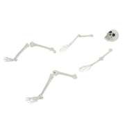 Scheletro di Halloween con punte da terra Bianco 45,5 x 13 cm CFW9049468