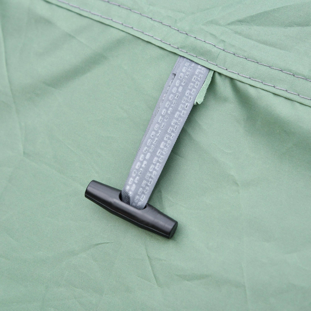 Tenda da Campeggio Pop Up 4-5 Persone 263,5x220x123 cm con Porte e Finestre Verde e Grigio