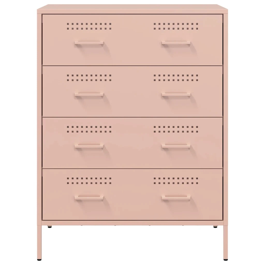 Credenza Rosa 68x39x89 cm in Acciaio 842983