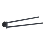 Portasalviette a snodo a muro 36 cm Gedy in acciaio nero opaco | Eros