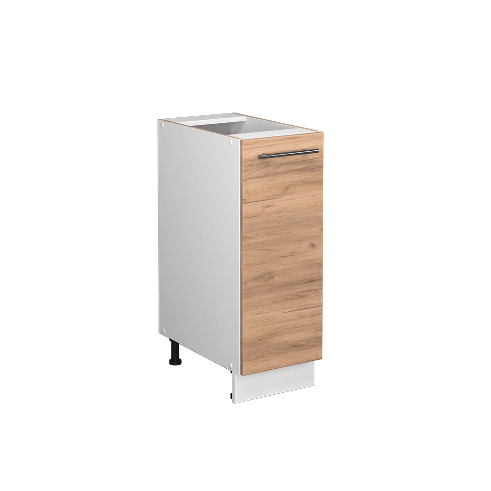 Armadio cucina dispensa alto Fame-Line Rovere dorato/Bianco 30 cm senza piano di lavoro Vicco