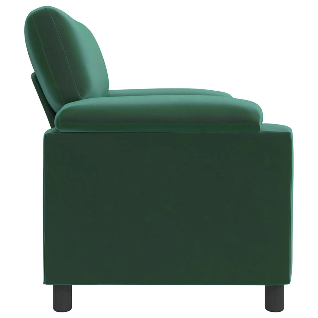 Divano Verde Scuro 94 x 85 x 93 cm Velluto 42040809