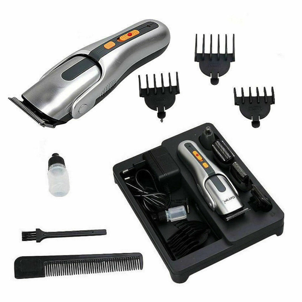 TAGLIACAPELLI RASOIO BARBA TAGLIA CAPELLI PELI NASO RICARICABILE 8 IN 1