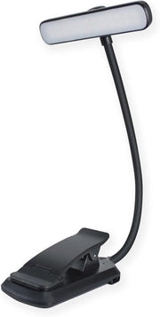 Lampada LED portatile per lettura prima di addormentarsi - Cura degli occhi 3-colori temperatura, luminosità regolabile a gradazioni, durata 80 ore Piccola e leggera clip-on per studio e lettura