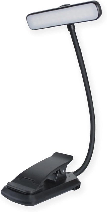 Lampada LED portatile per lettura prima di addormentarsi - Cura degli occhi 3-colori temperatura, luminosità regolabile a gradazioni, durata 80 ore Piccola e leggera clip-on per studio e lettura