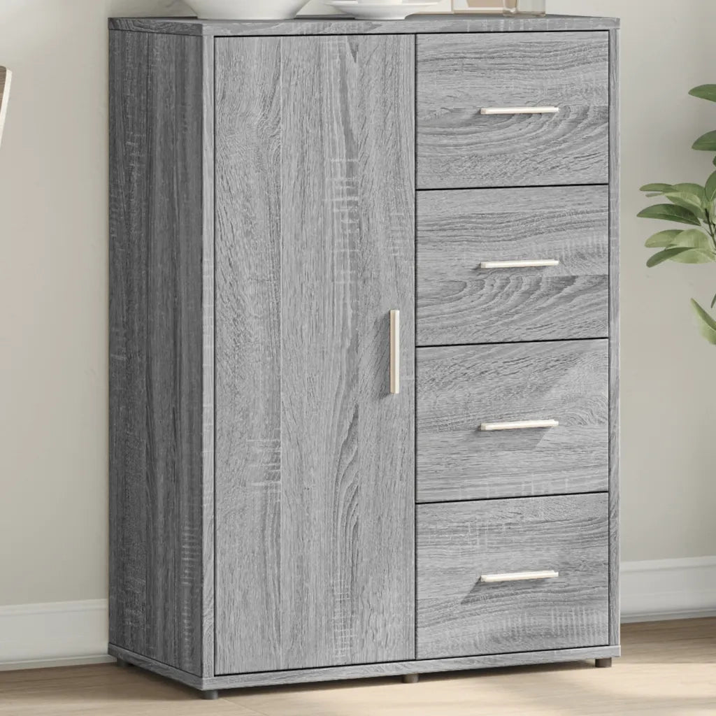 Credenza | Madia | Buffet da pranzo | Armadio da pranzo Grigio Sonoma 60x31x84 cm in Legno Multistrato