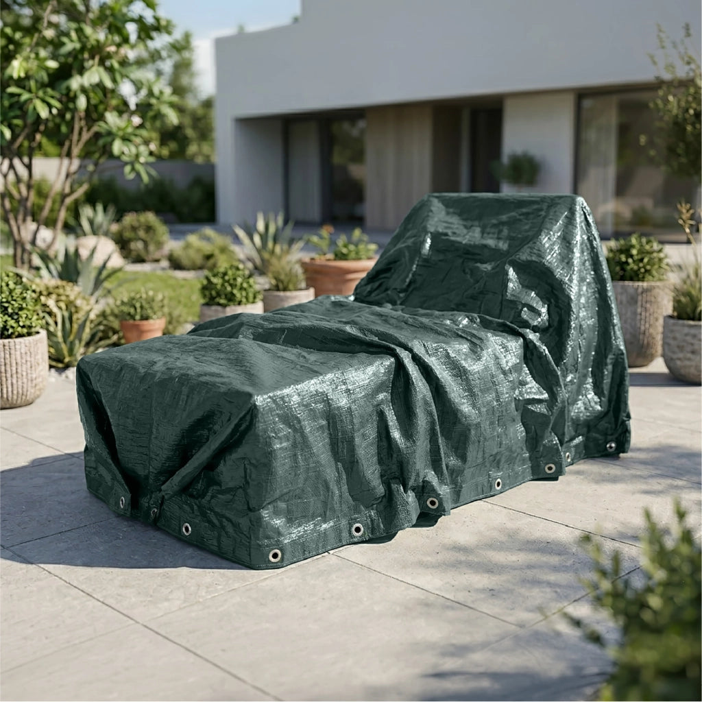 Telo Copertura Impermeabile per Arredo Giardino e Barbecue – Protezione Universale Cover Anti Pioggia UV Polvere per Tavoli, Sedie, Divani, ,lettino prendisole, Ombrelloni e BBQ Modello 6