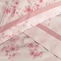 Set Lenzuola Matrimoniale Sopra Sotto e Federe in Percalle di Cotone Garrini Michelle Rosa