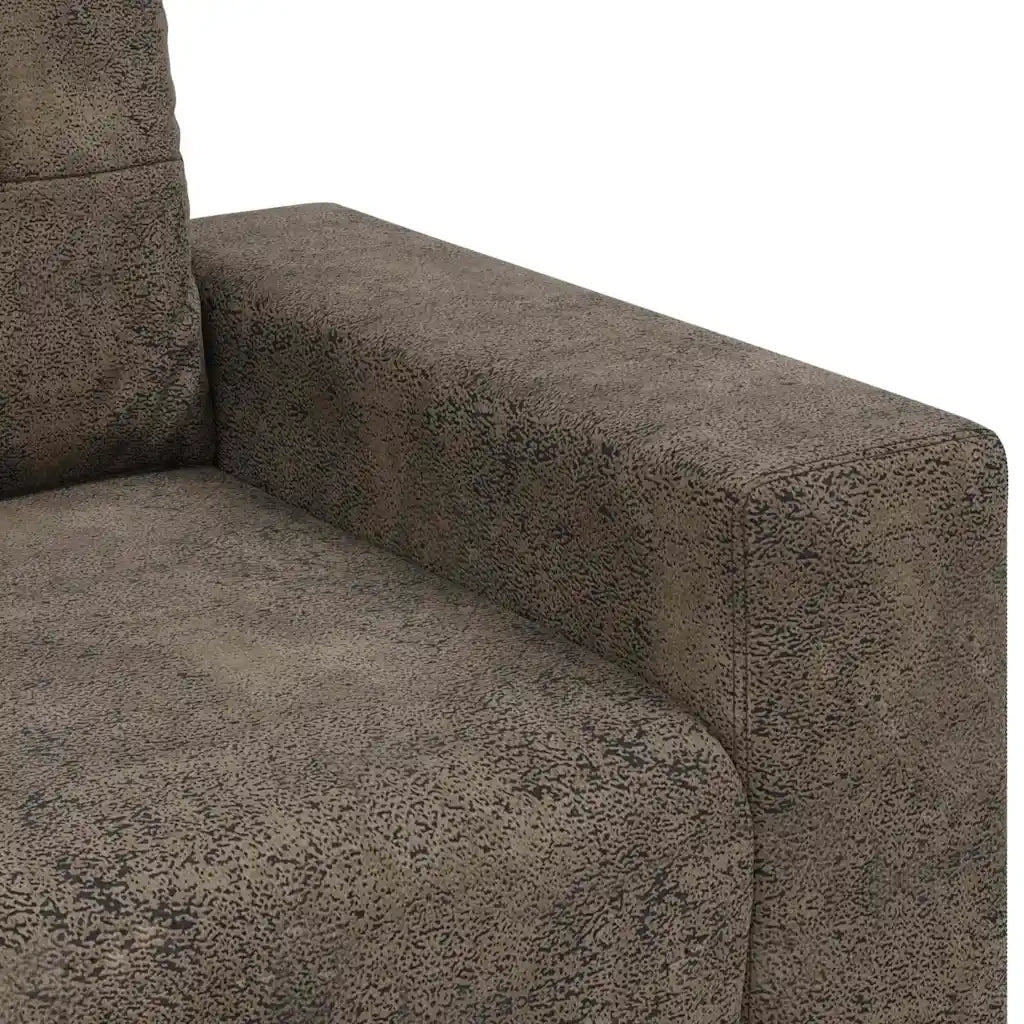 Divano con cuscino Grigio scuro Pelle sintetica 4105145