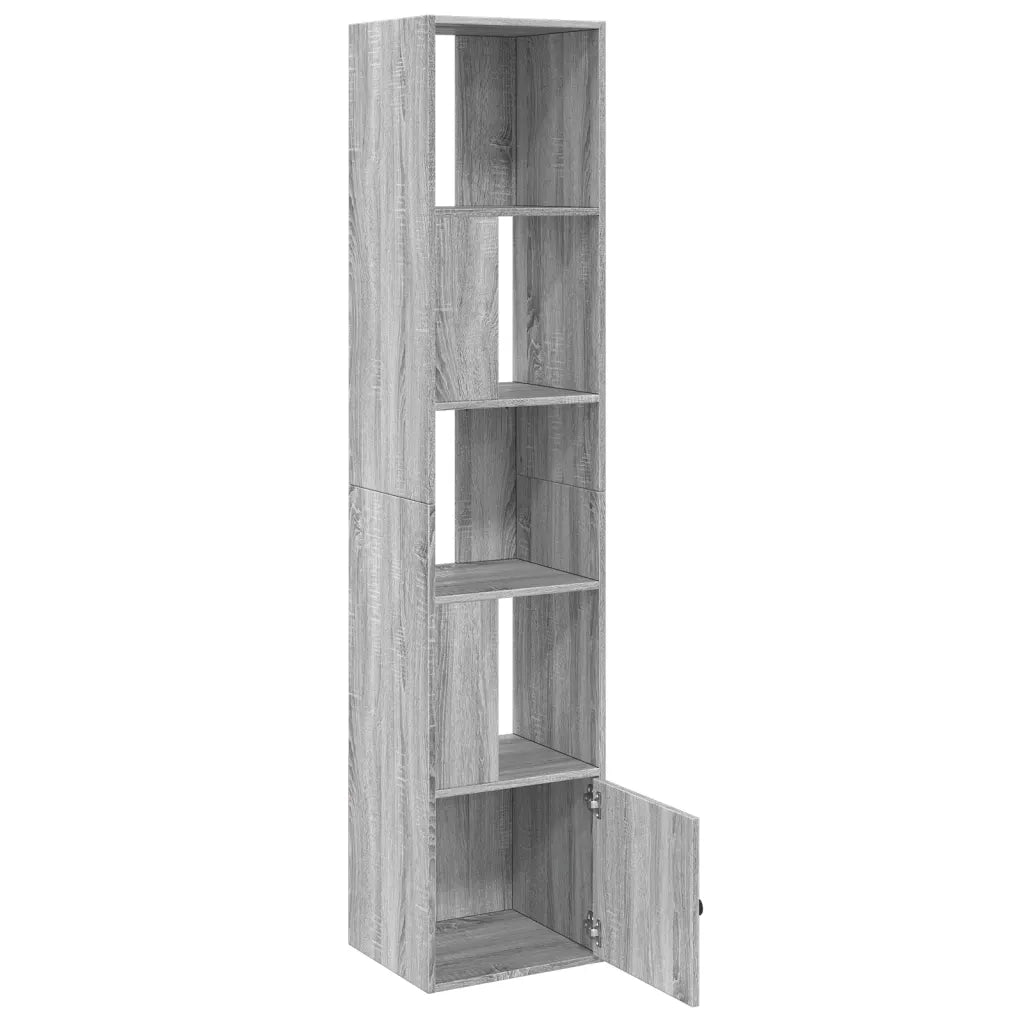 Libreria Grigio Sonoma 40x36x189 cm in Legno Multistrato 848246