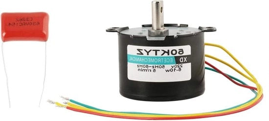 Motore Sincrono di Riduzione - 6-10 W - 5-50 RPM - 5r/min - Facilità di Sperimentazione - Diverse Valvole - Controllo di Automazione e Instrumentazione - Sourcing Map
