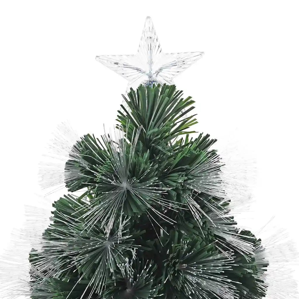 Albero di Natale | Decorazioni natalizie artificiale con 50 LED Verde 64 cm PVC