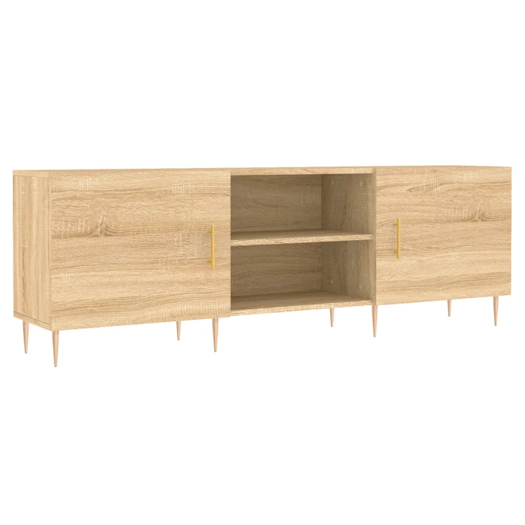 Mobile Porta TV-Mobile per TV-Credenza TV Rovere Sonoma 150x30x50 cm in Legno Multistrato 577846
