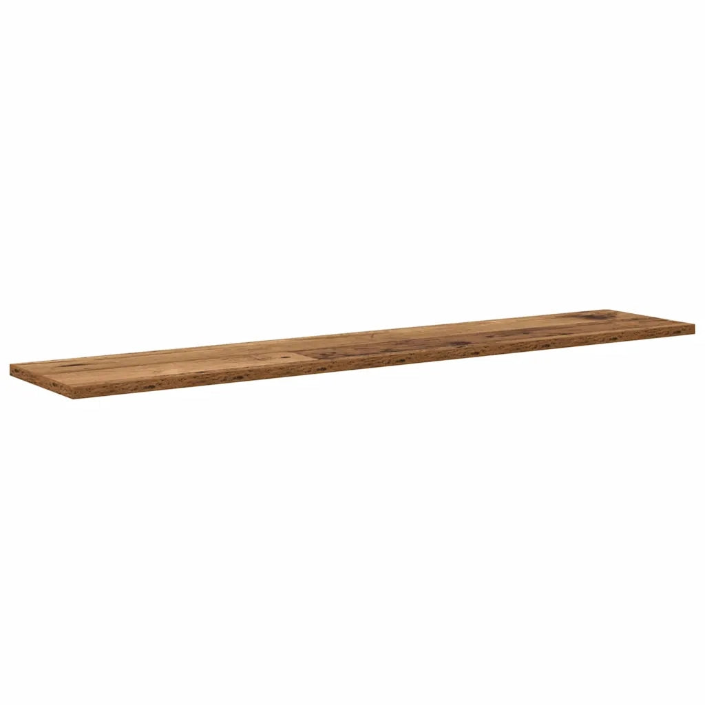 vidaXL Scaffale 4 pcs Marrone 100 x 20 x 1.5 cm Legno multistrato